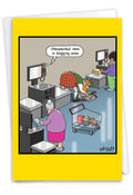 Birthday Greeting Card -Bagging Area