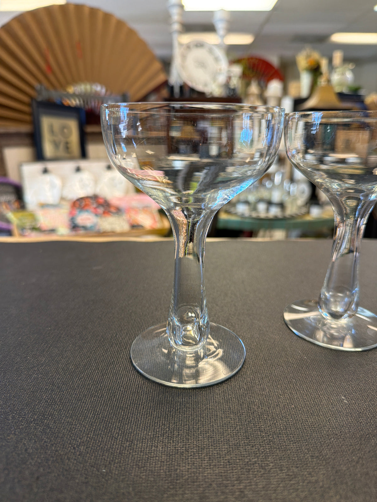 Vintage MCM Coupe Glasses (2)