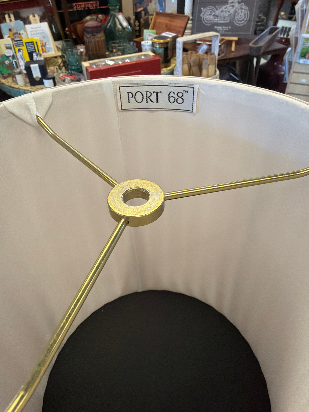Port 68 Ivory Lampshade