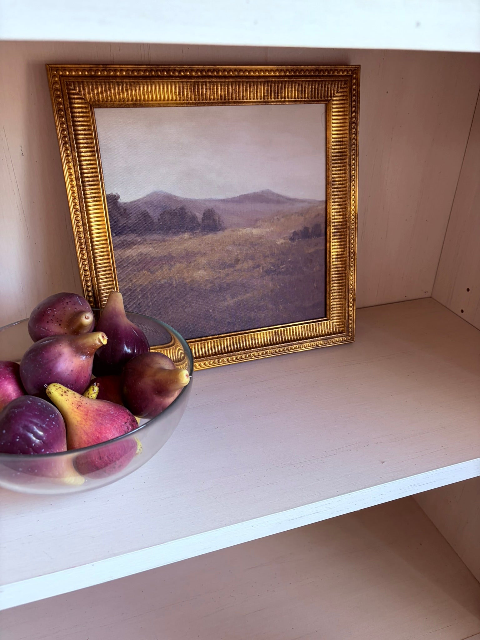Landscape print framed