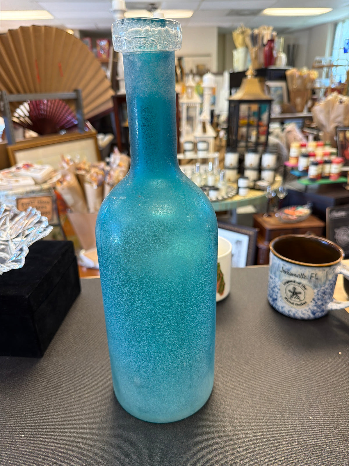 Teal Vase