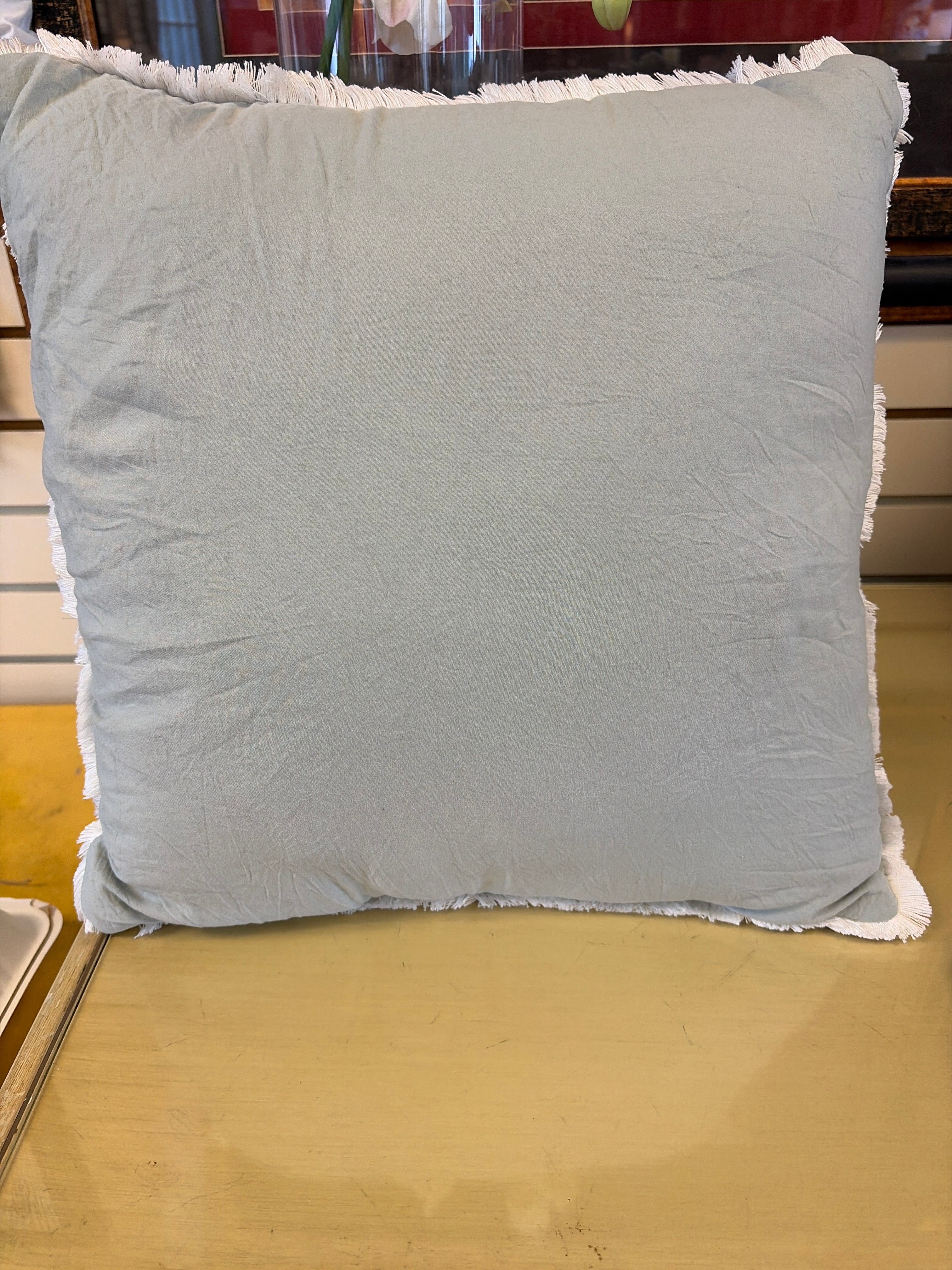 Light Blue Throw Pillow