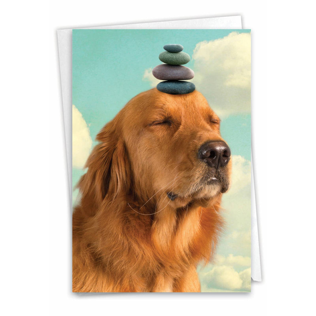 Thinking of You Card - Zen Dog