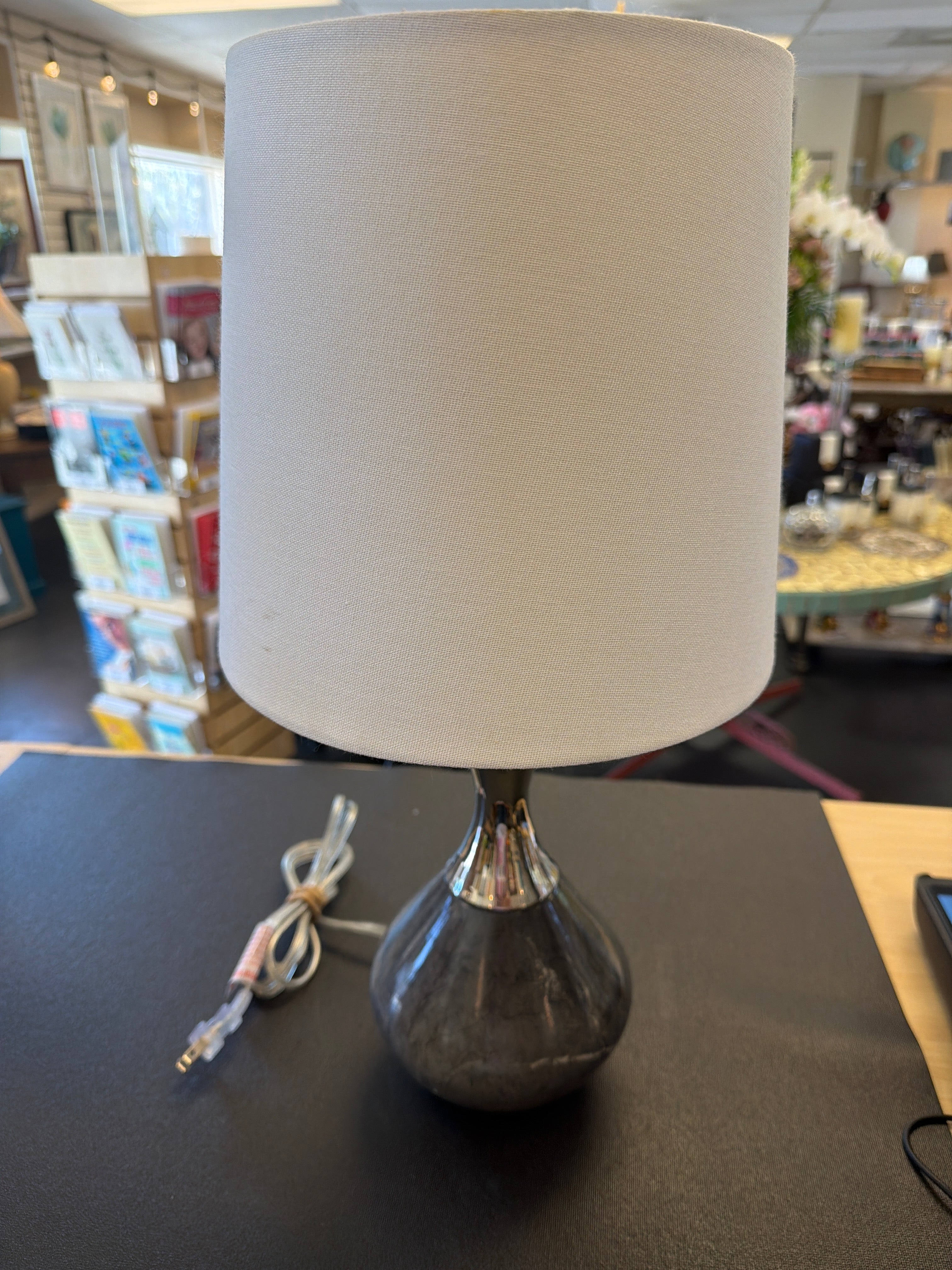 Grey Modern Table Lamp
