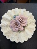 Italian Rose Trinket Dish