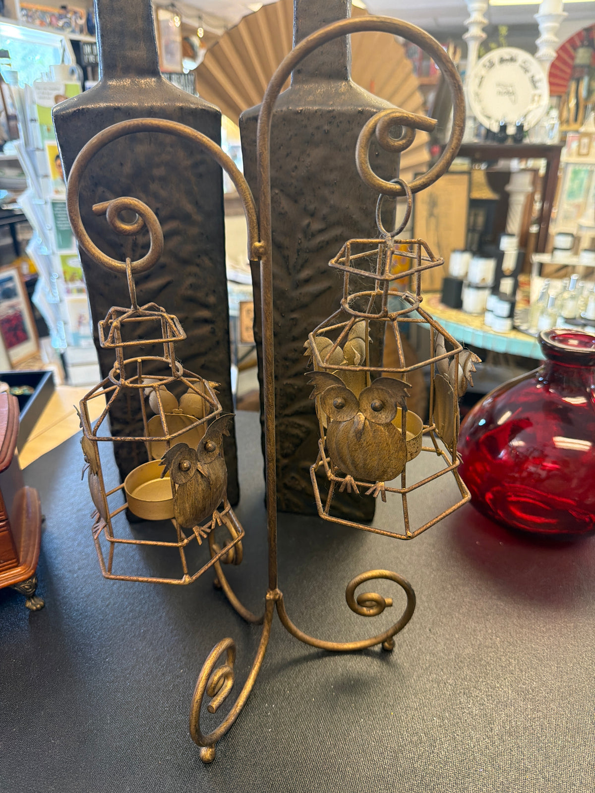 Owl Tea Light Holder