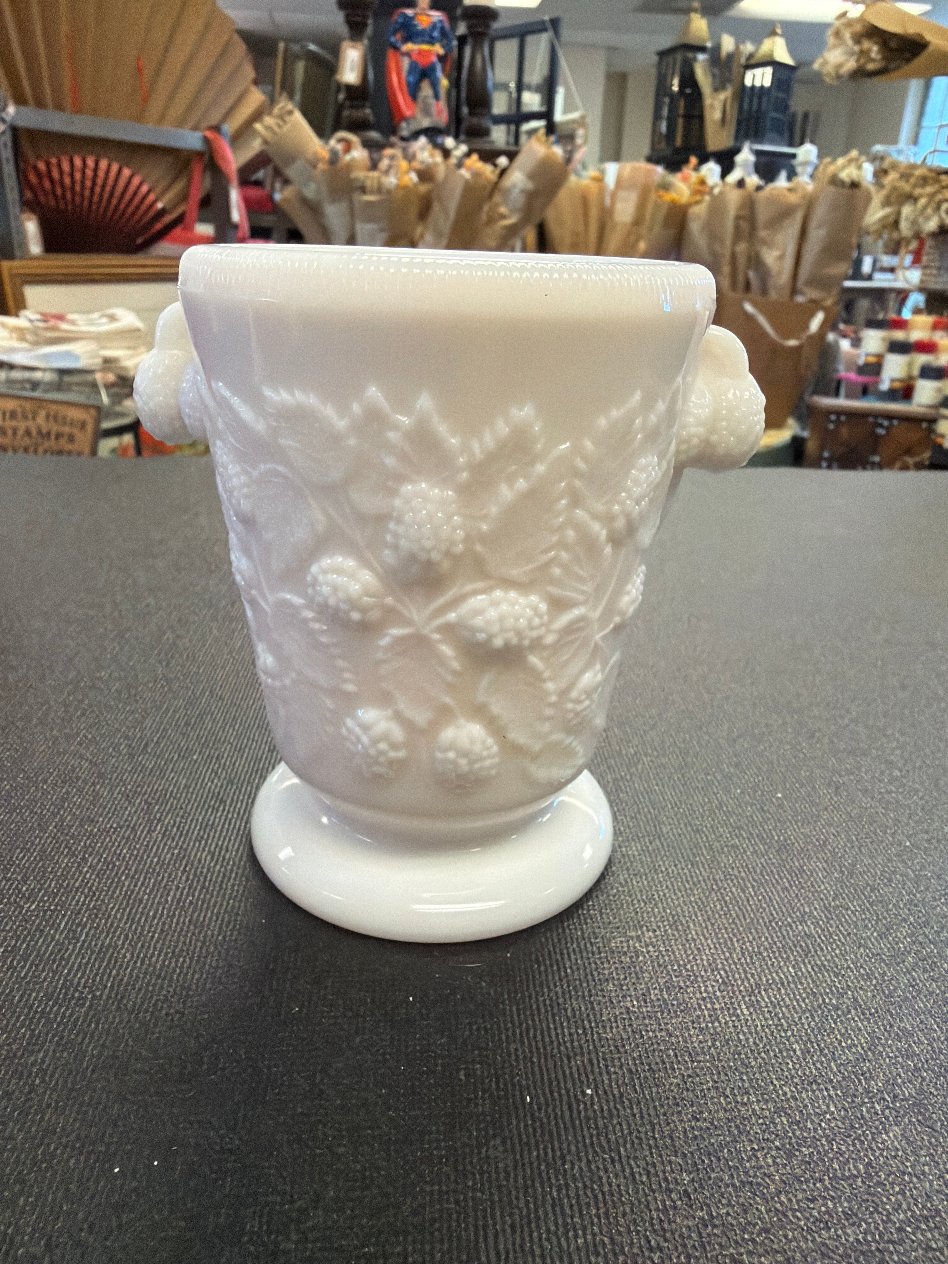 1870 Hobbs Brockunier & Co. milk glass spooner