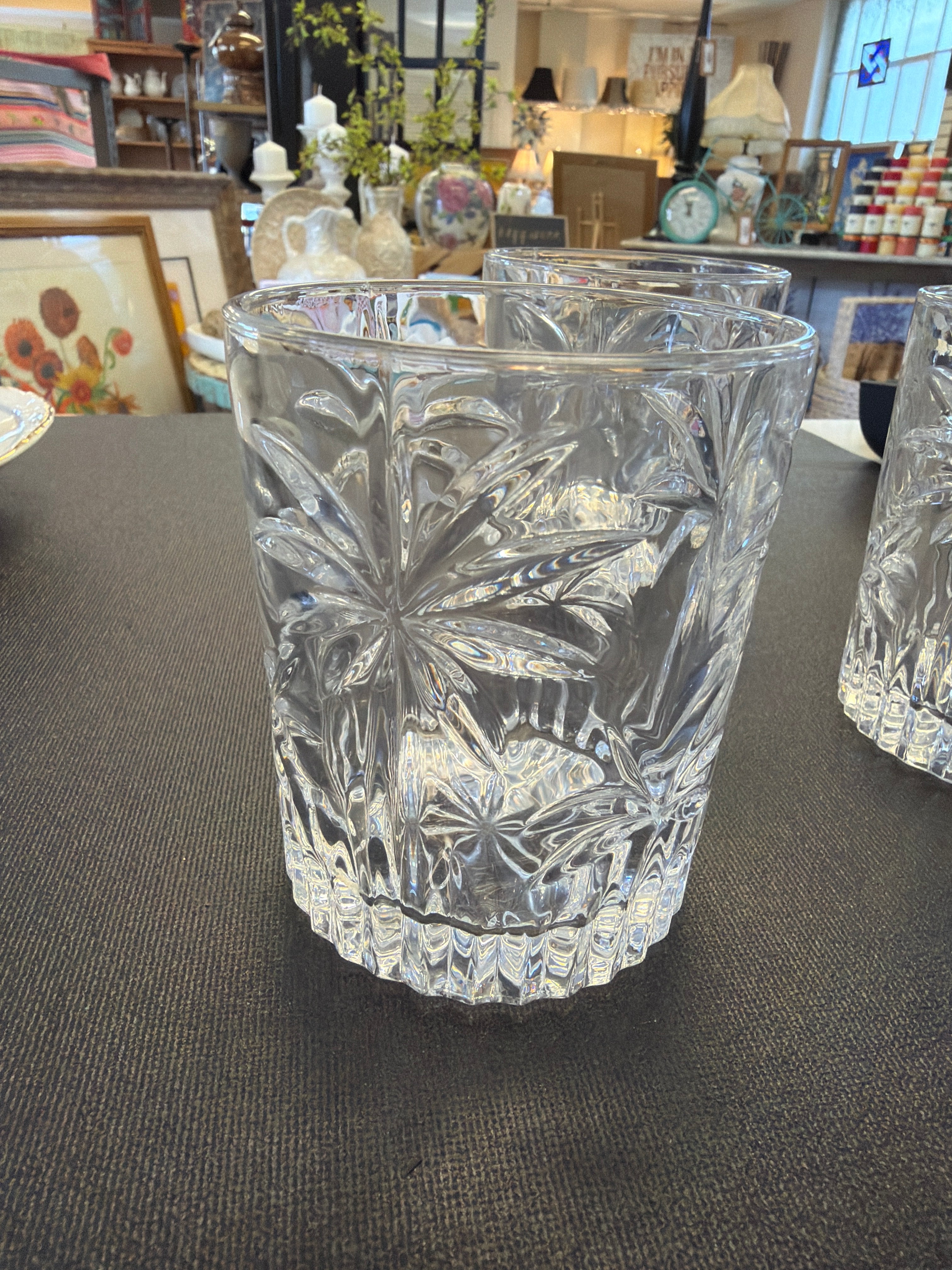 Godinger Palm Double Old Fashioned Glass