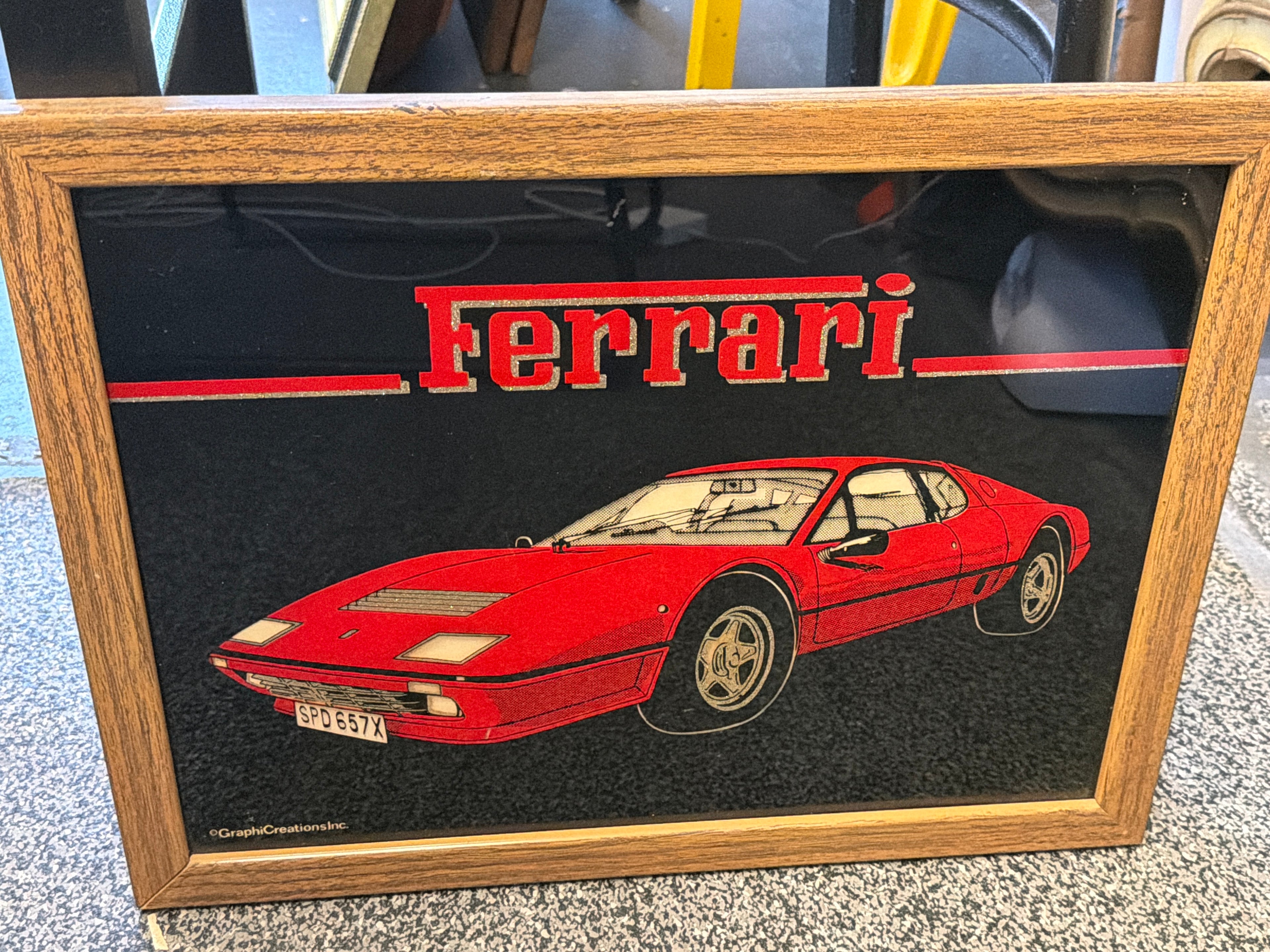 Vintage Ferrari Sign