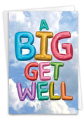 Get Well Card - Inflated Messages