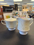 Sango Phoenicia cream and sugar set