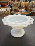 Anchor Hocking Old Colony milk glass compote