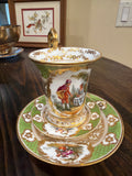 Dresden Cup and 2 Saucers