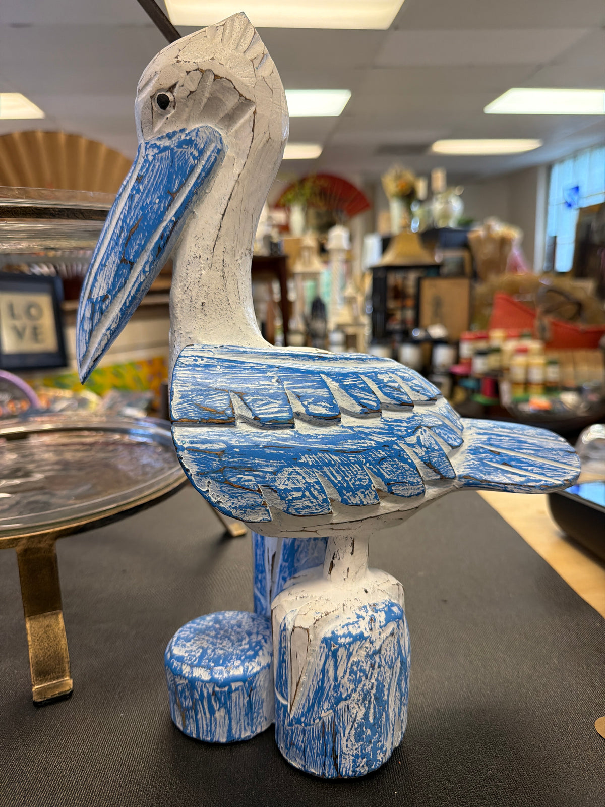 Carved Pelican