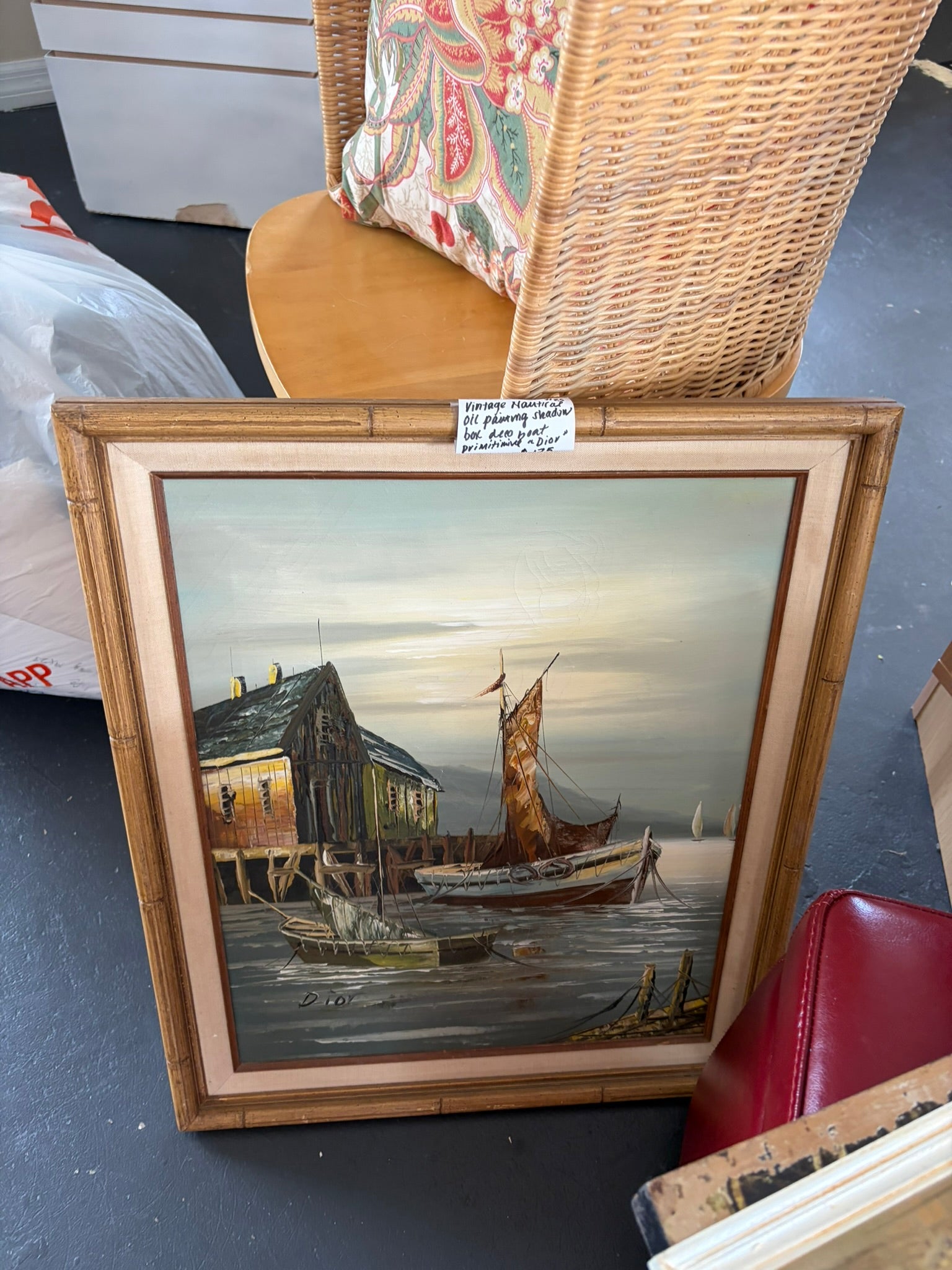 Nautical Oil Painting
