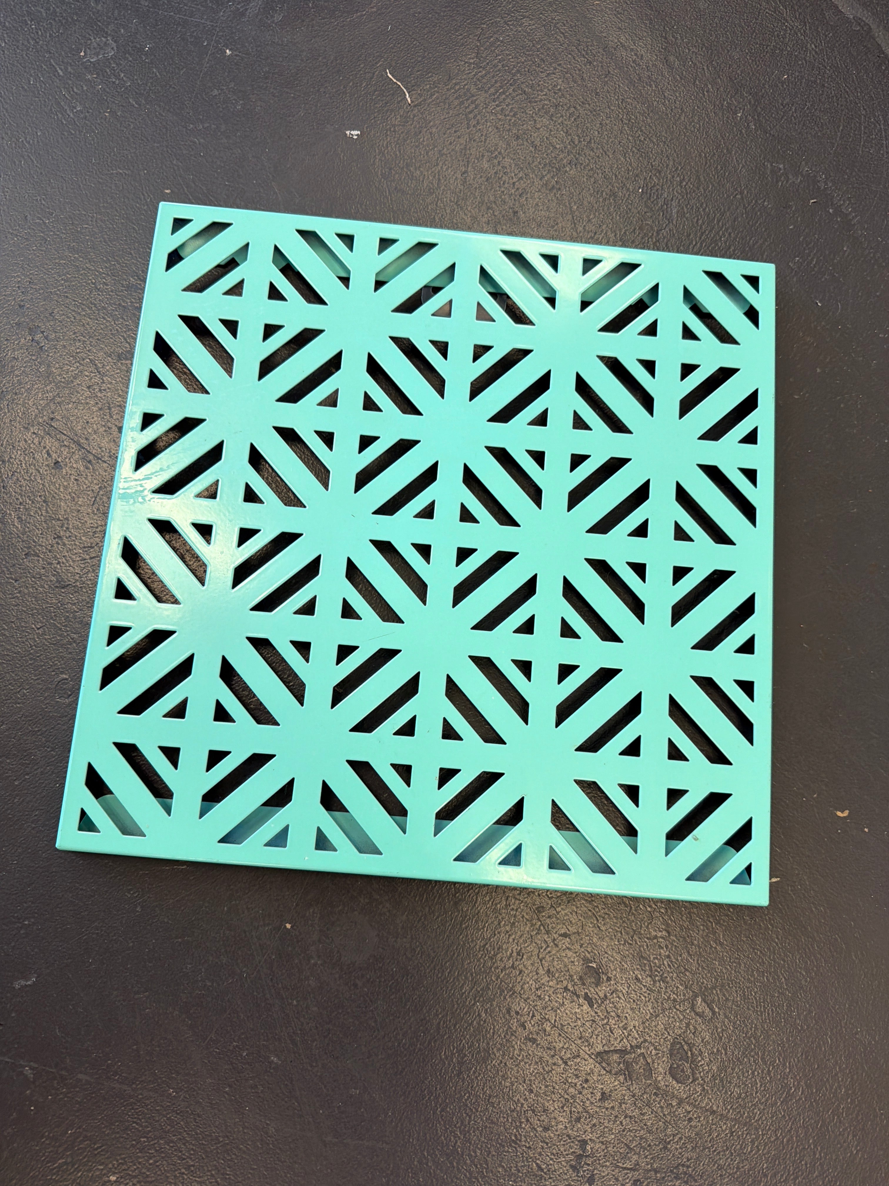 Turquoise wall decor
