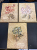 Set of 3 Cheri Blum Florals