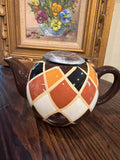 Harlequin Diamond Teapot