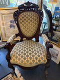 Victorian Rococo Revival rosewood parlor chair- John Henry Belter