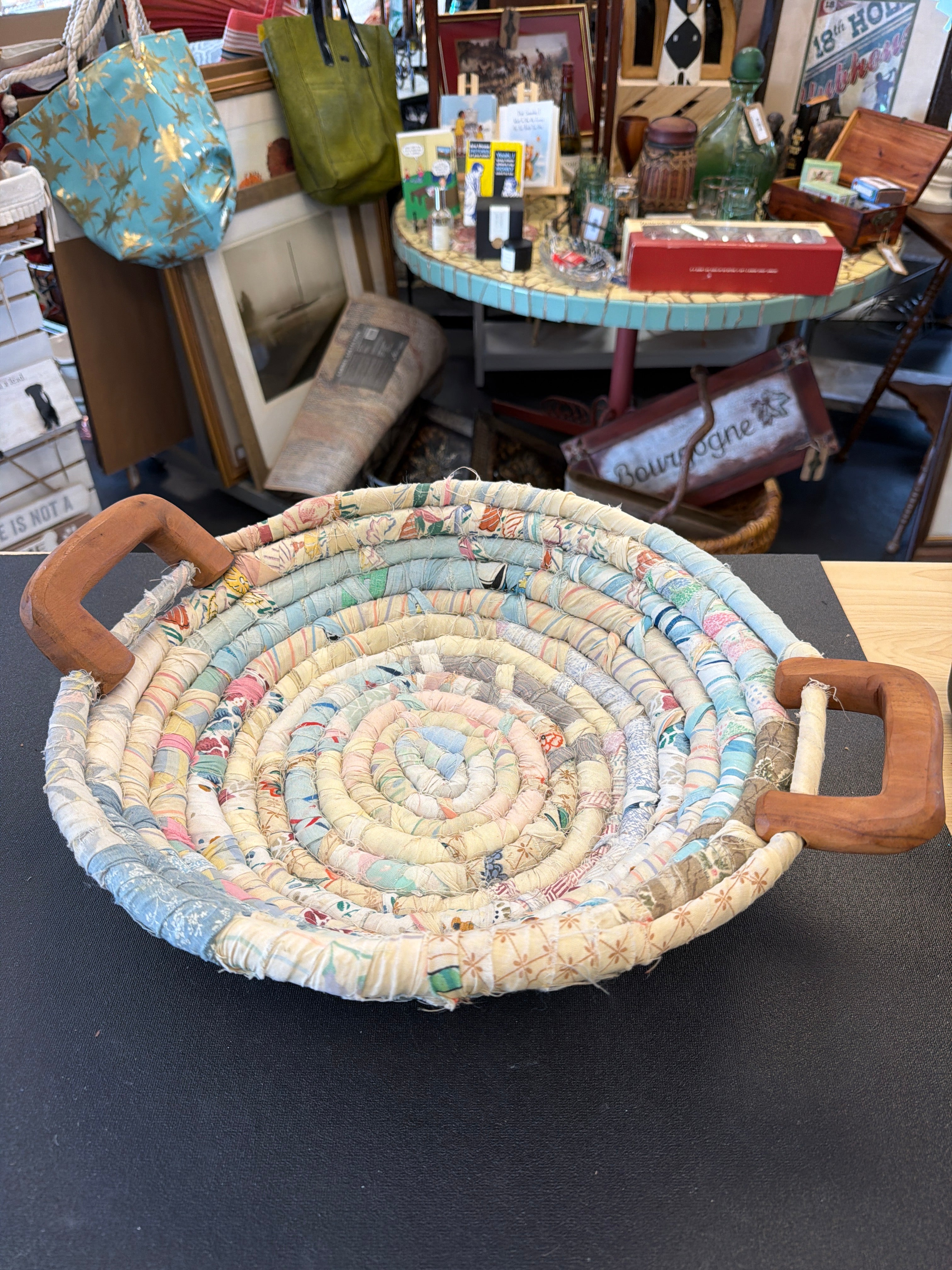 Vintage Quilt Basket