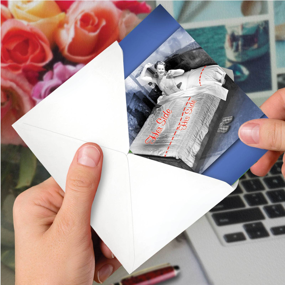 Funny Anniversary Greeting Card - Her Side