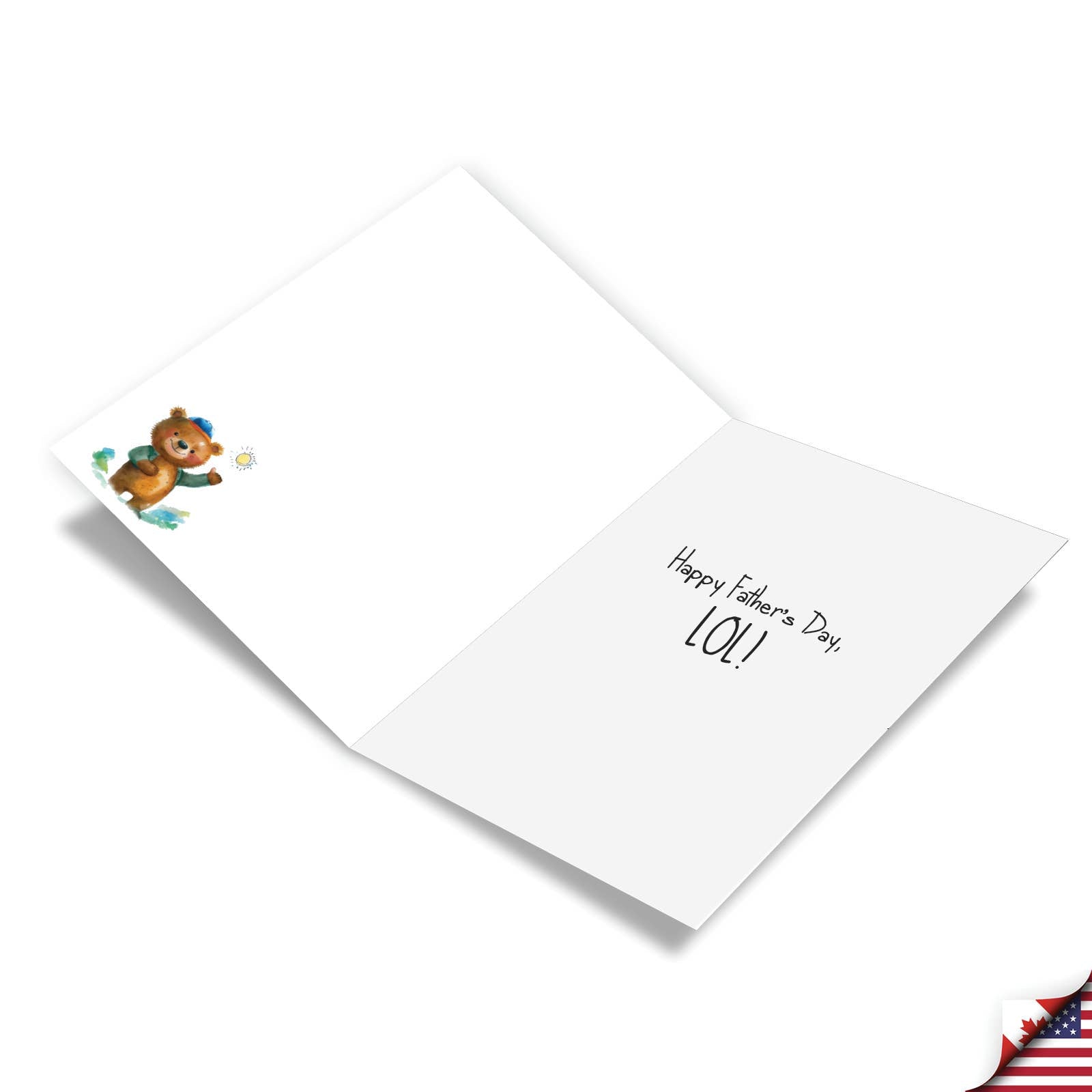 1 Funny Father's Day Greeting Card - Funny As Dad-NobleWorks