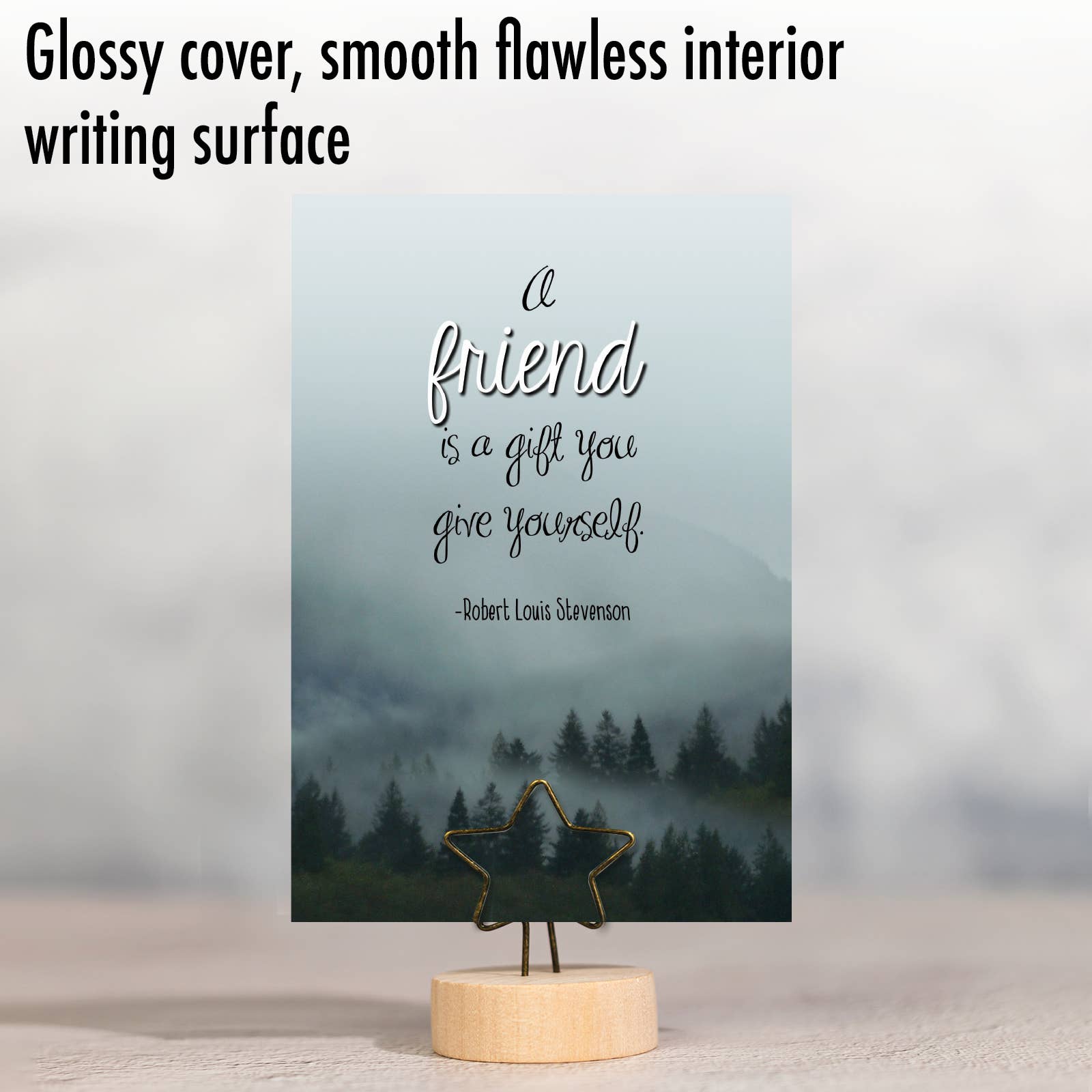 (1 Card) Friendly Words Gift - Friendship Greeting Card