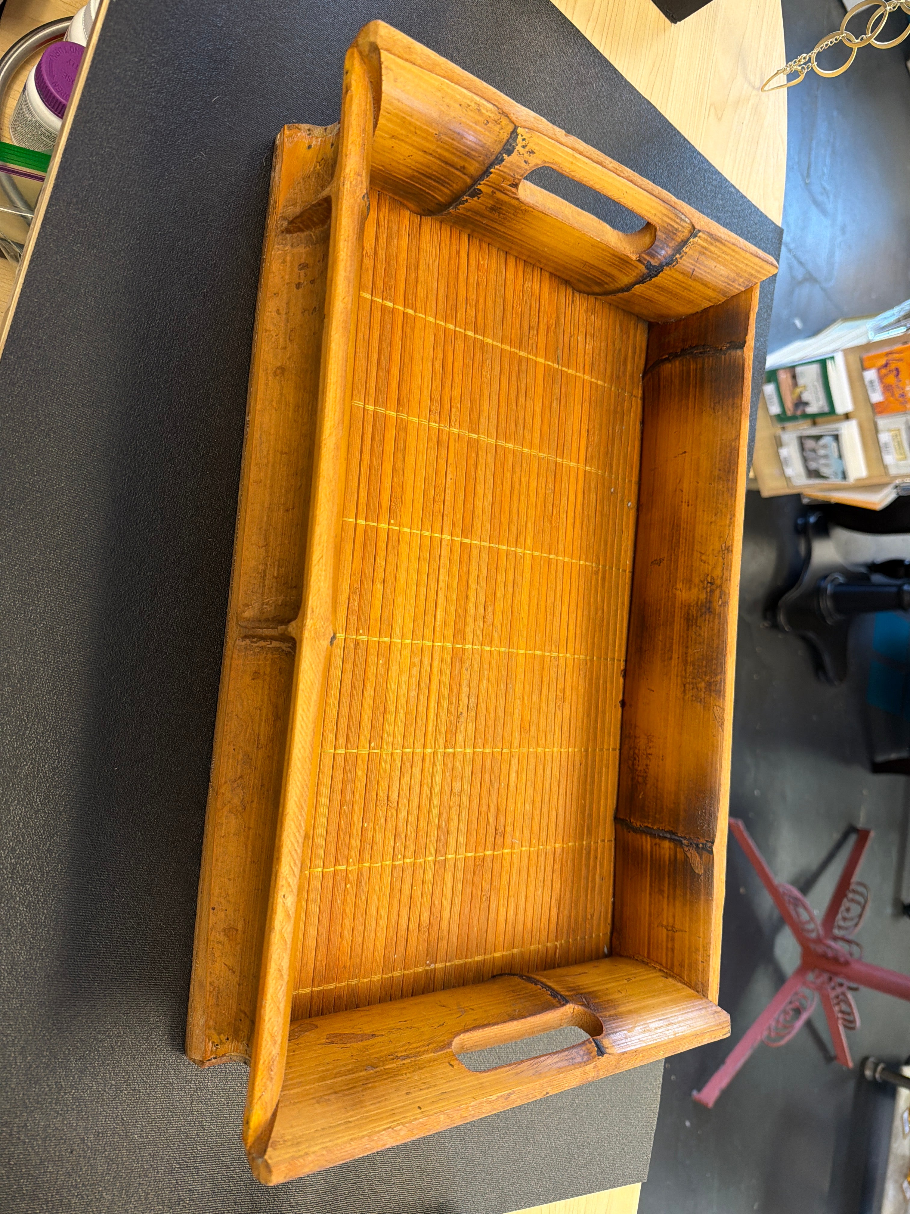 This BergHOFF bamboo serving tray