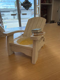 Beach chair tea light holder