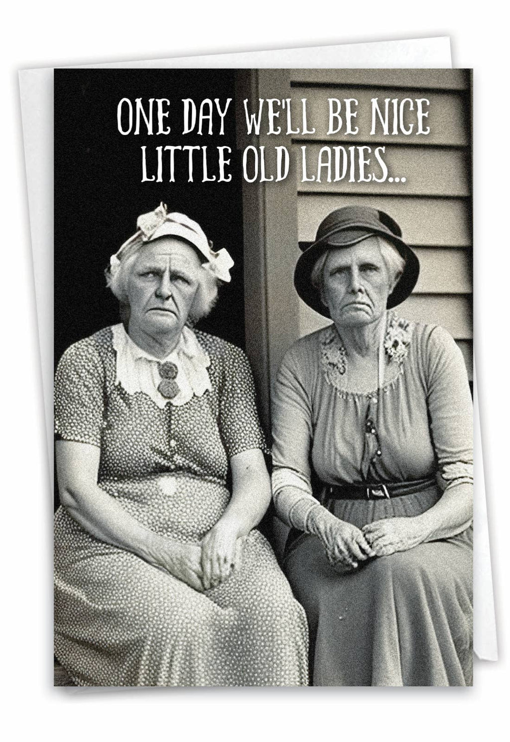 Birthday Greeting Card - Nice Old Ladies