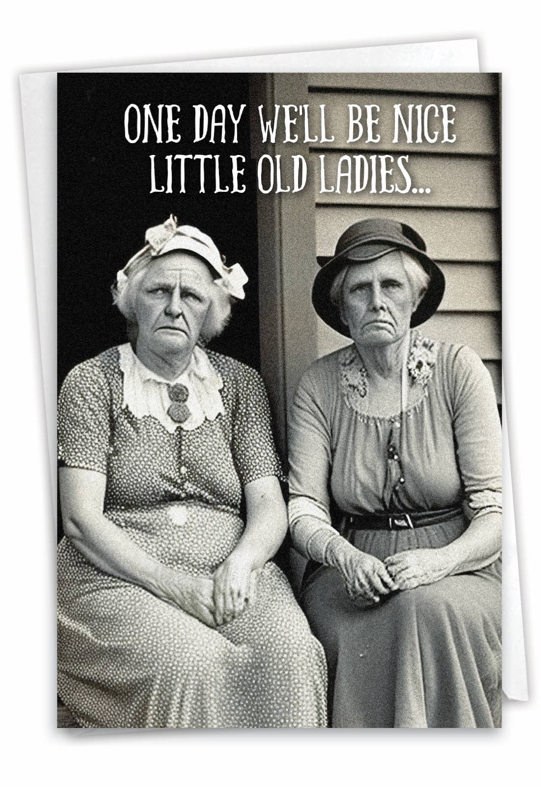 Birthday Greeting Card - Nice Old Ladies