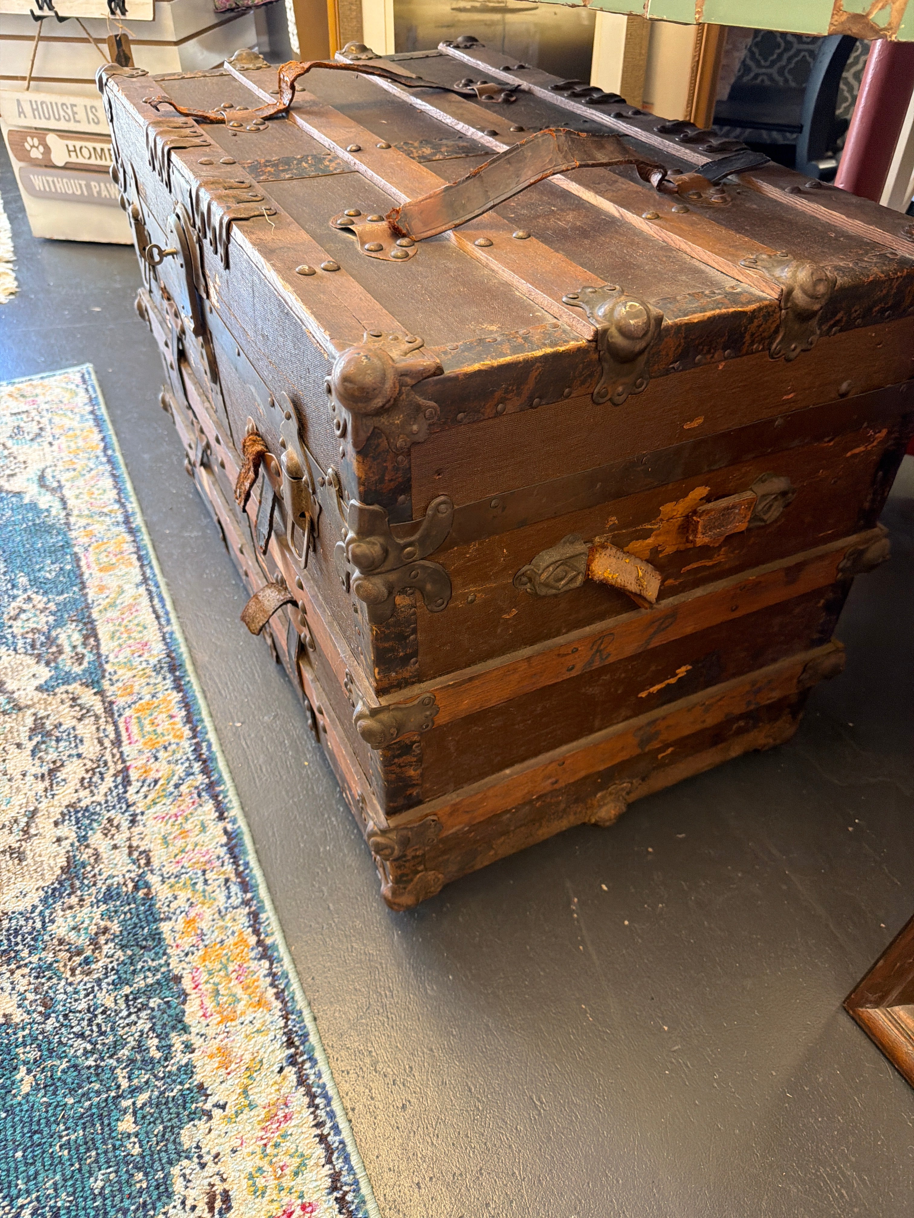 Antique Steamer Trunk