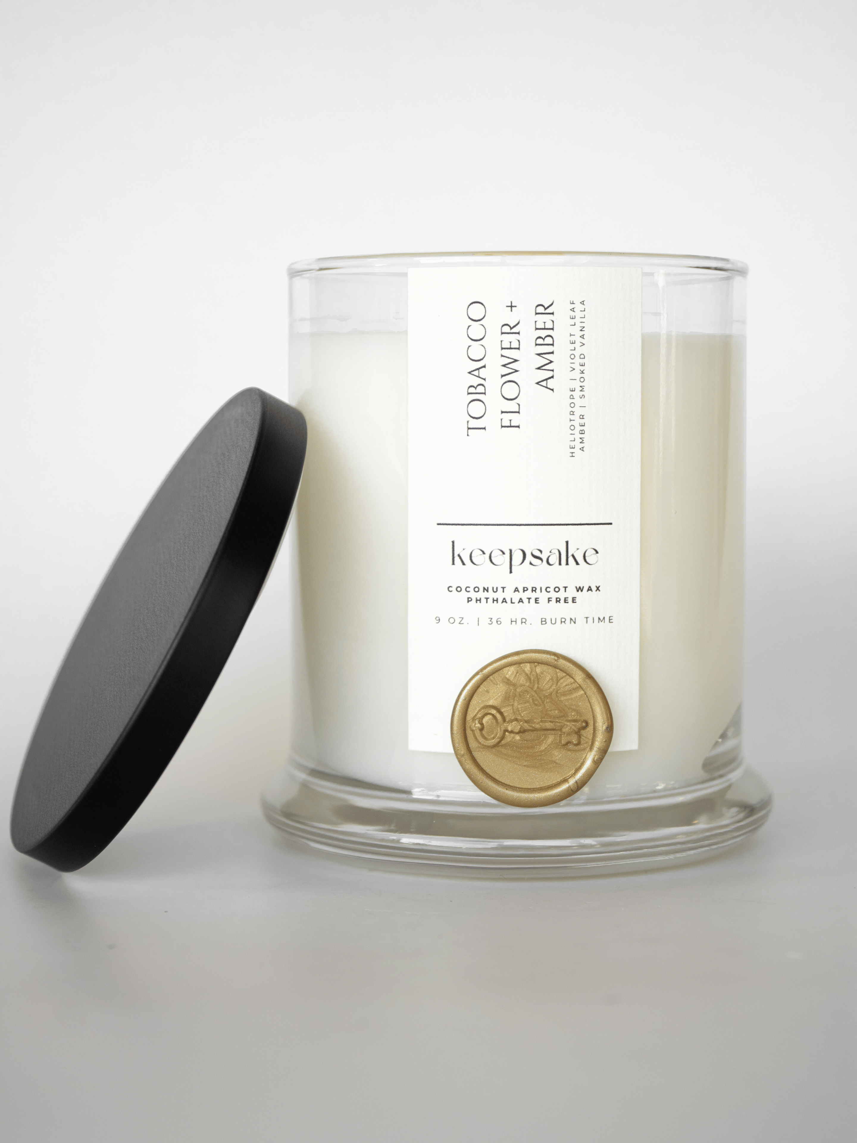 9 oz. Luxury Candle - Tobacco Flower + Amber