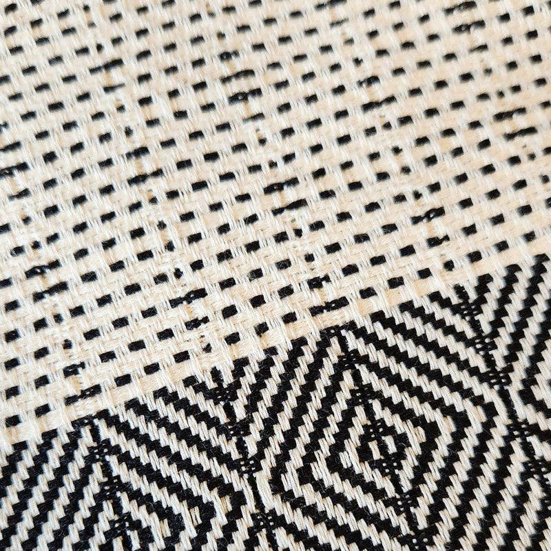 Spring Turkish Blanket - Black Textured