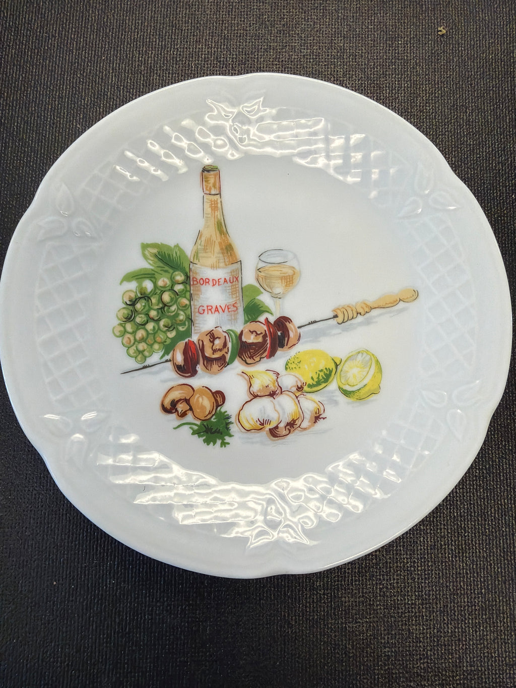 Philippe Deshoulieres "Wine & Cheese" canape plates (6)