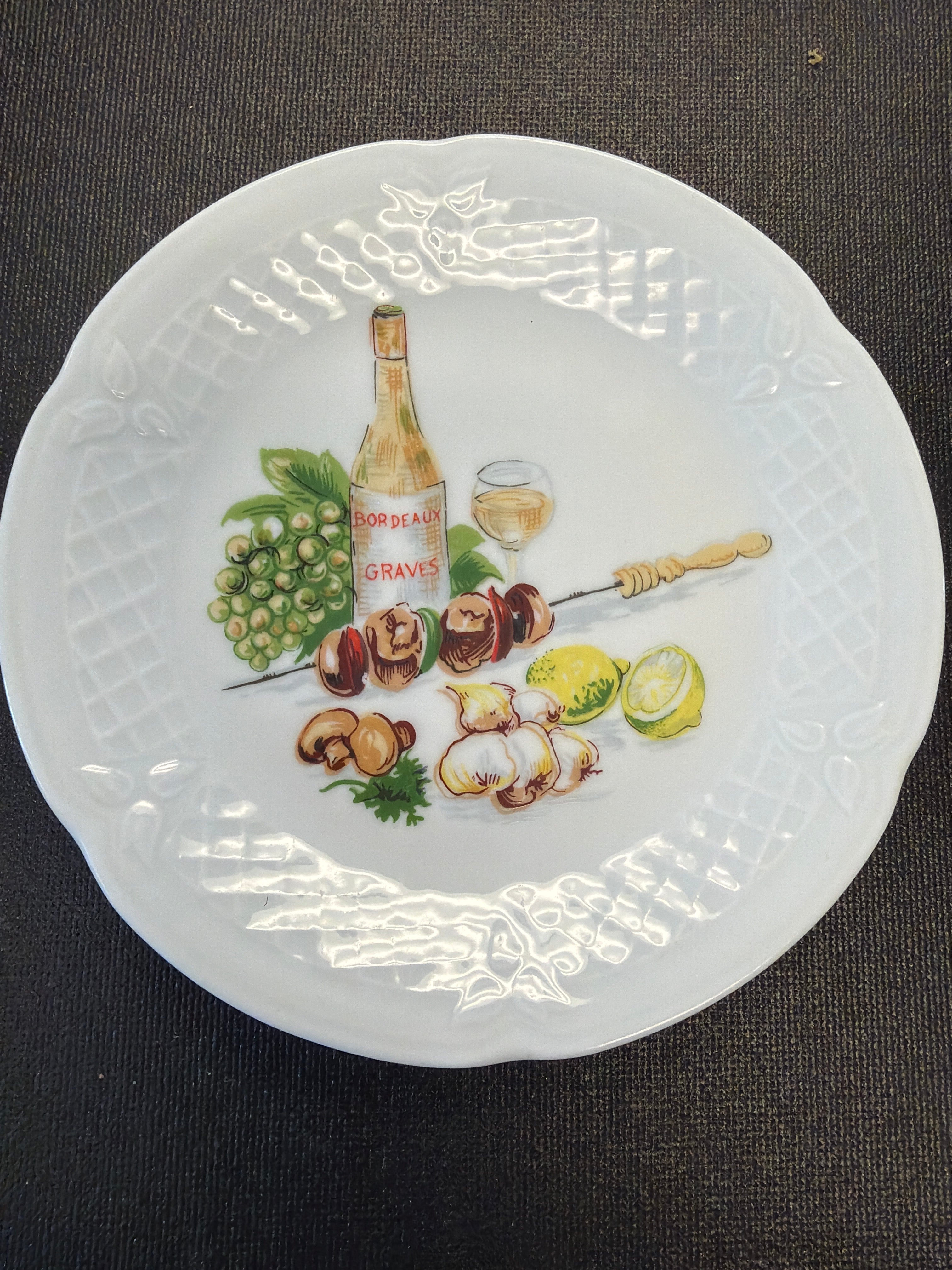 Philippe Deshoulieres "Wine & Cheese" canape plates (6)