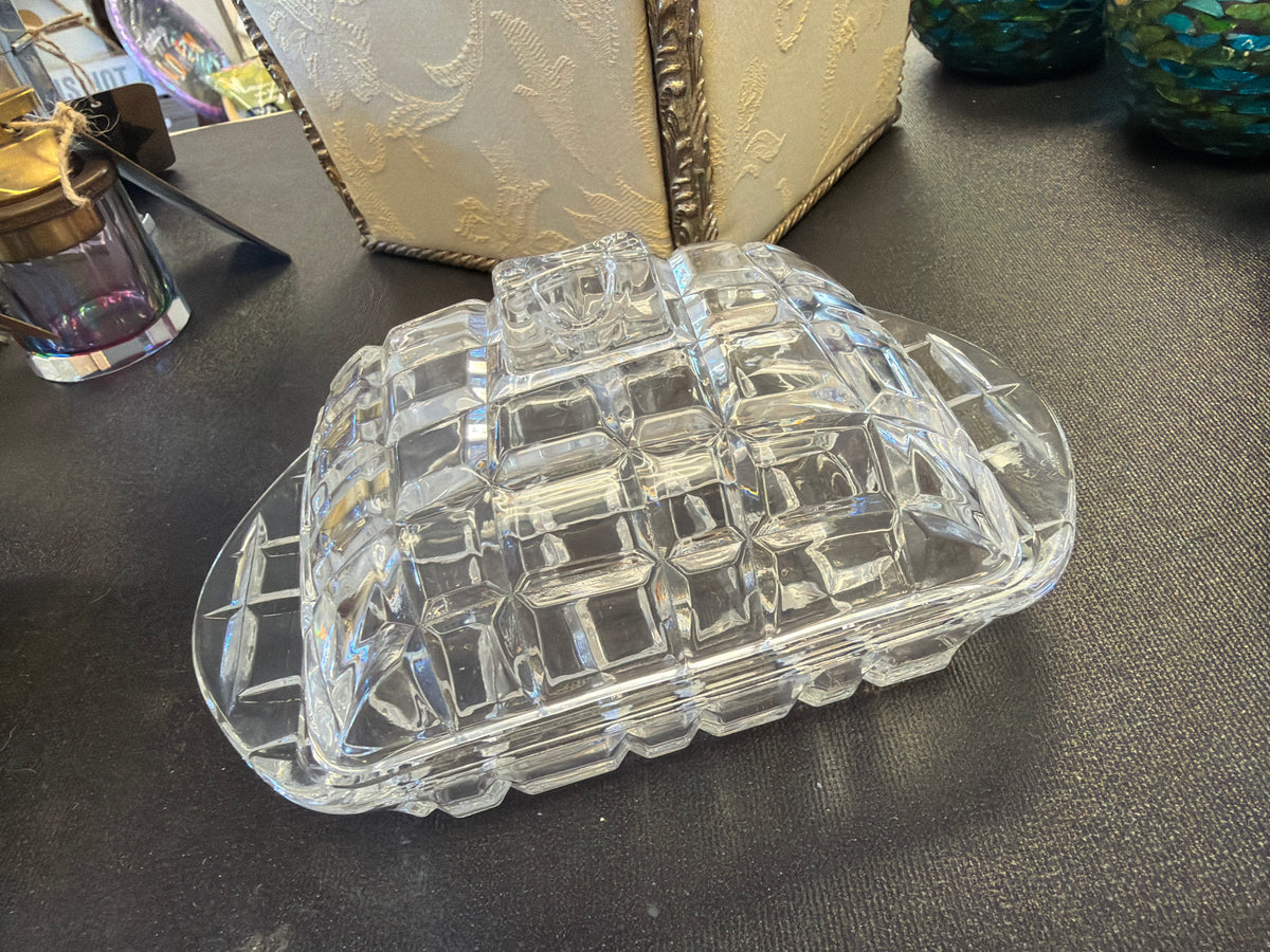 Clear Butter Dish