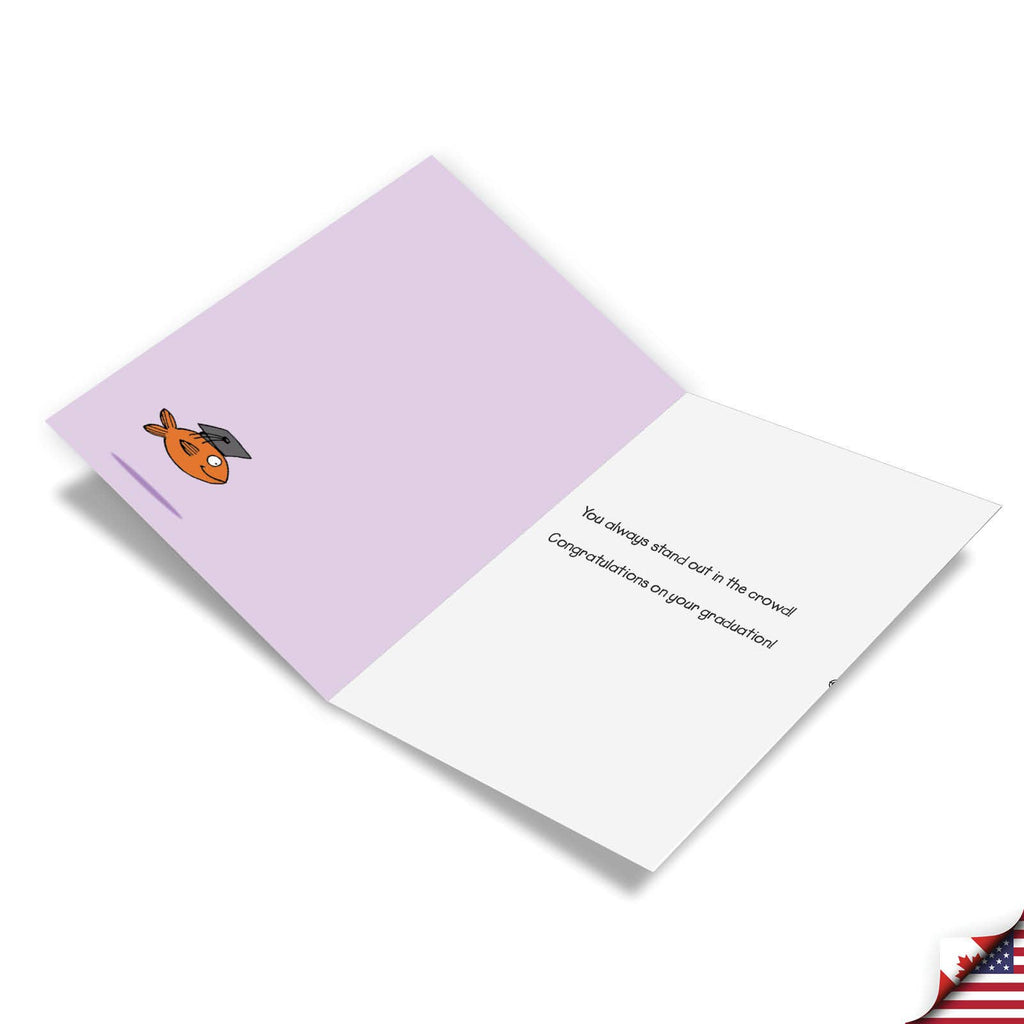 Graduation Card - Stand Out in Crowd
