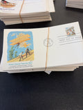 Famous people, inventors, and heritage first edition stamps, and envelopes