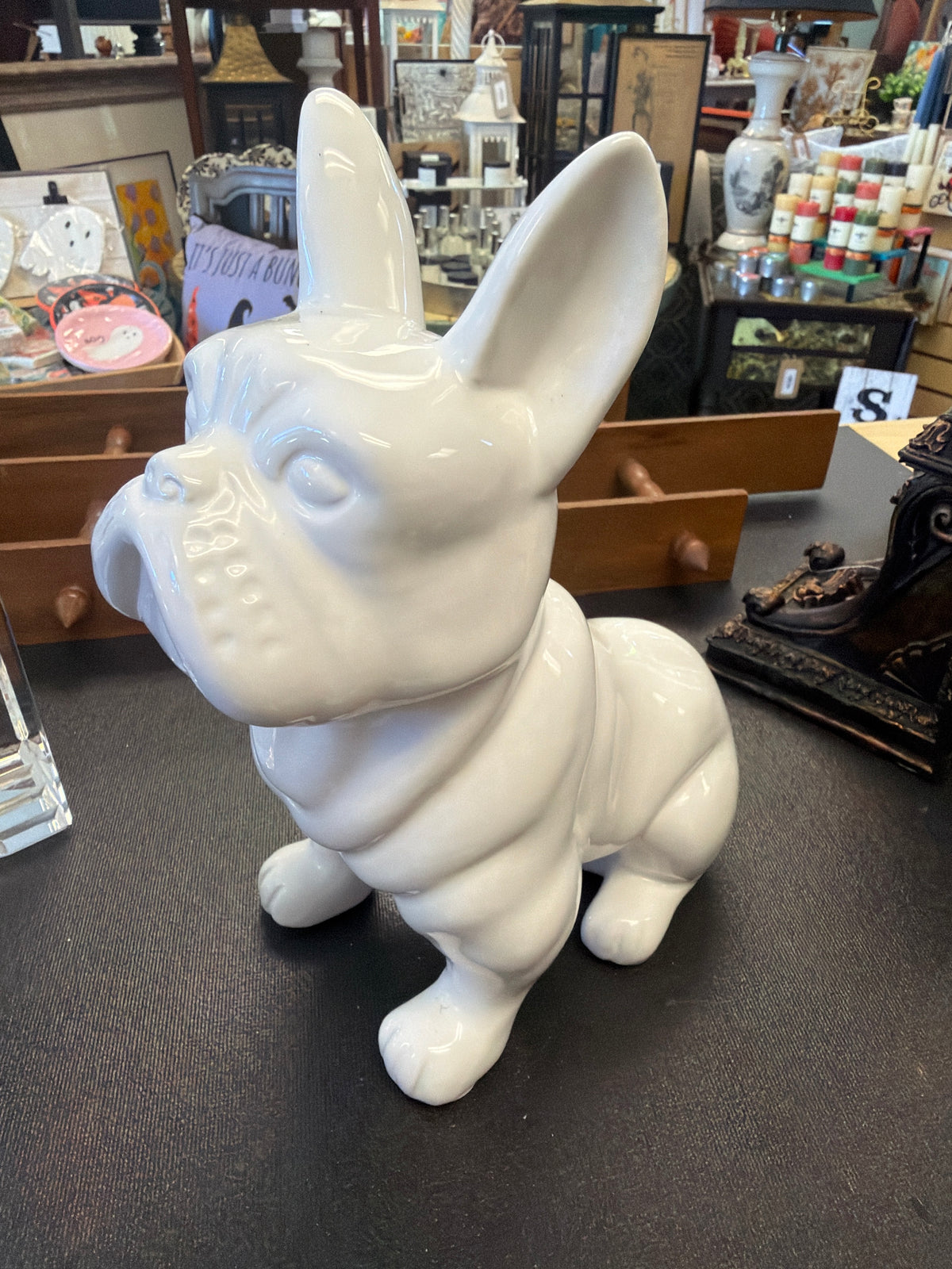 Frenchie Statue