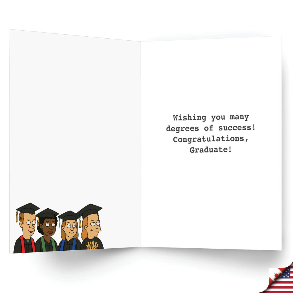 1 Card Graduation Card - Graduate Degrees