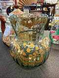 Antique Handpainted Glass