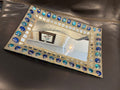 Blue Beaded Tray