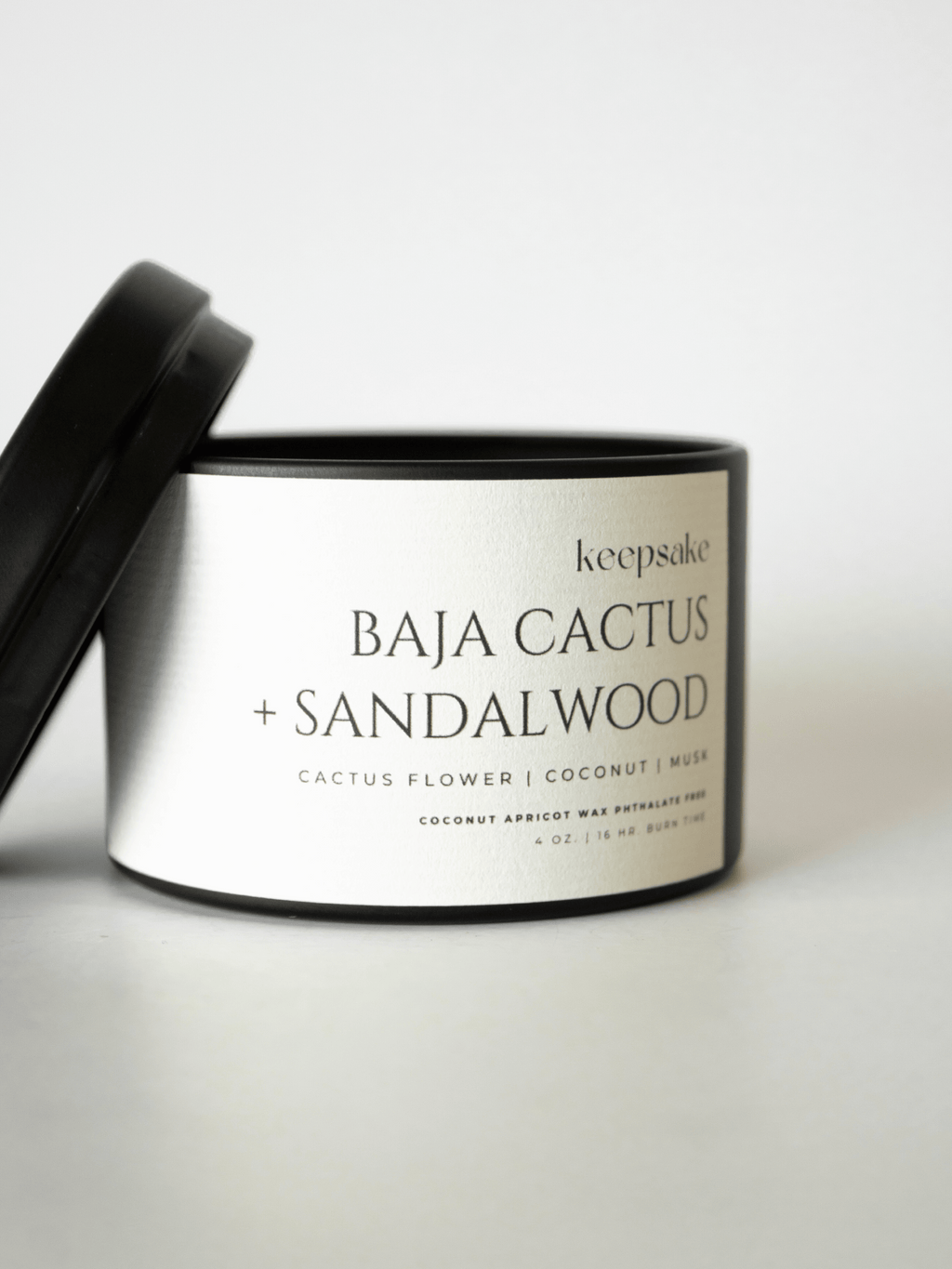 4 oz. Travel Candle - Baja Cactus + Sandalwood