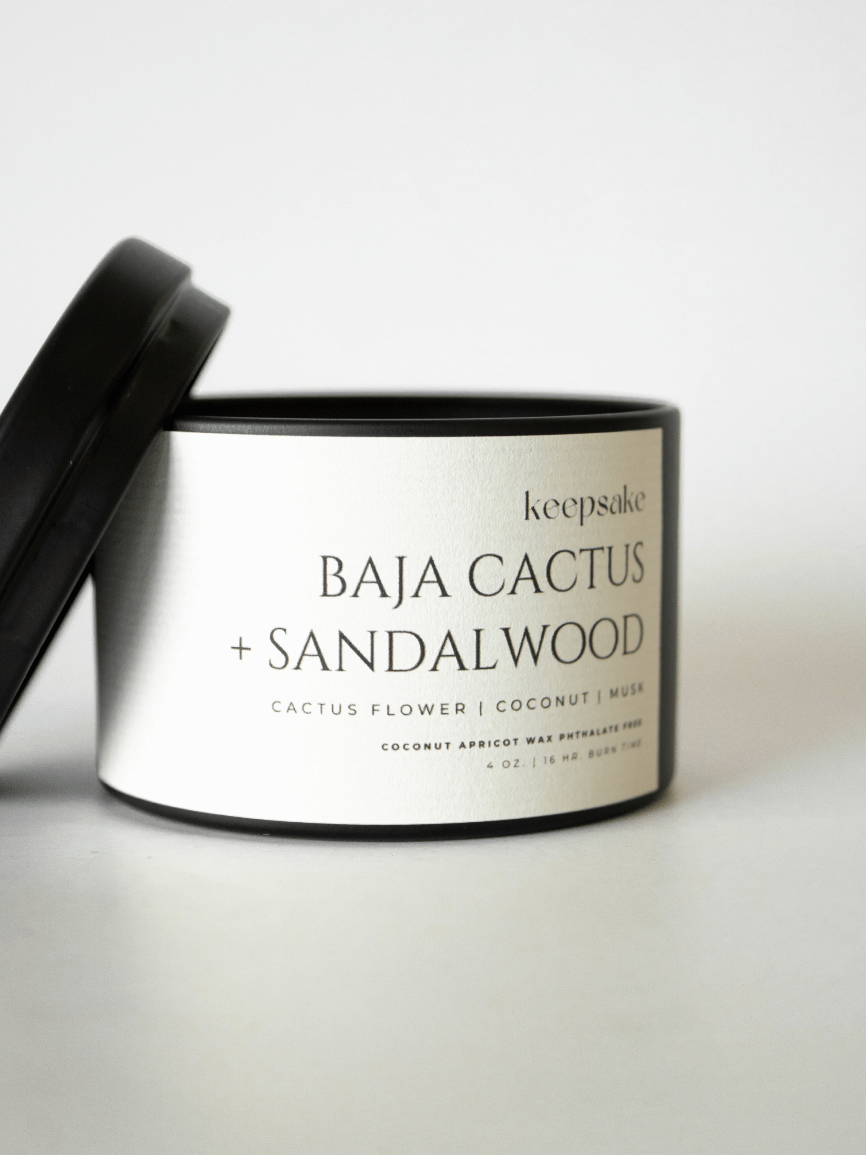 4 oz. Travel Candle - Baja Cactus + Sandalwood