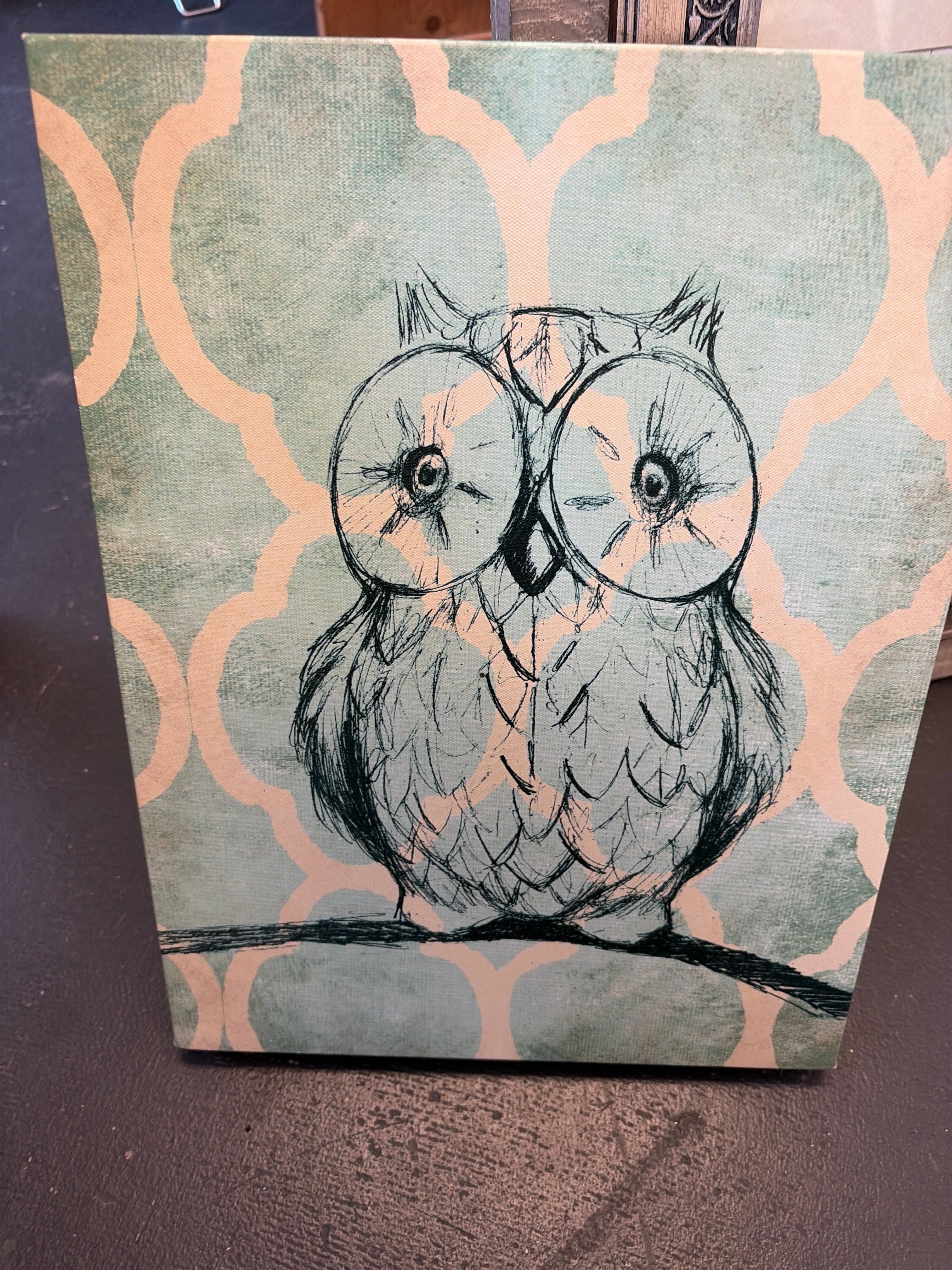 Owl wall art