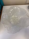 Mikasa Hibiscus Frost centerpiece bowl