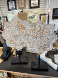 Mandala flower sculptures (2)