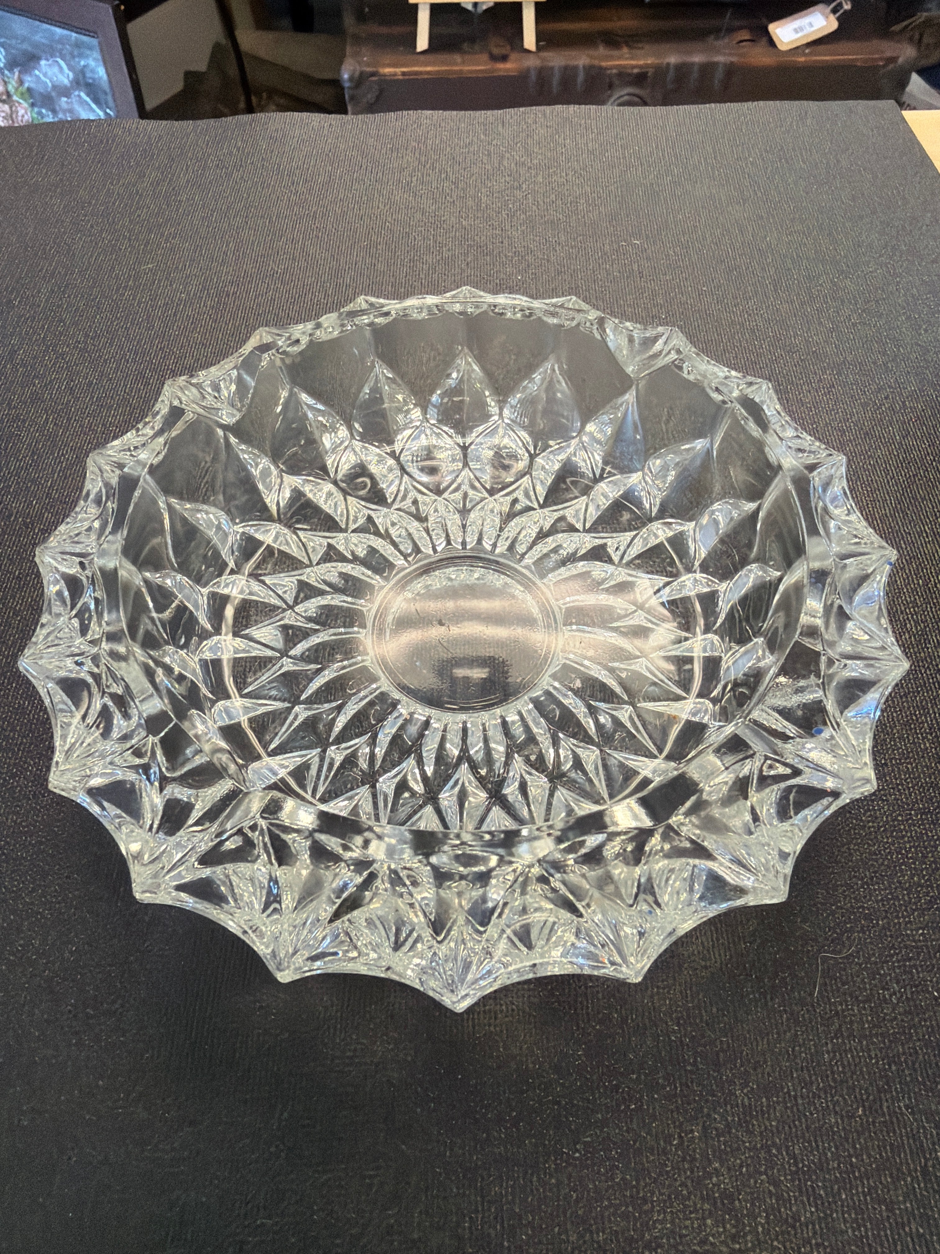 Val Saint Lambert Nicole crystal ashtray