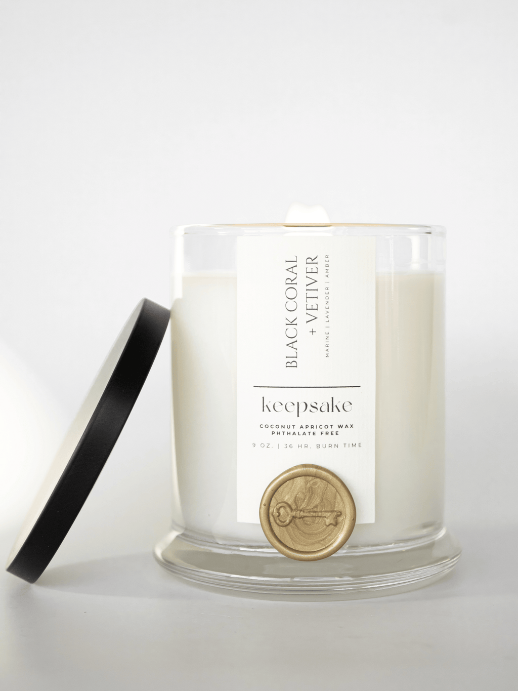 9 oz. Luxury Candle - Black Coral + Vetiver